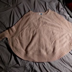 Sweater like poncho